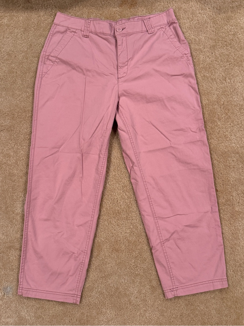 Women’s Pink Casual Chino Pants